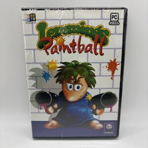 Lemmings Paintball (1996) PC CD-ROM, Windows 95/98 - NEW/SEALED
